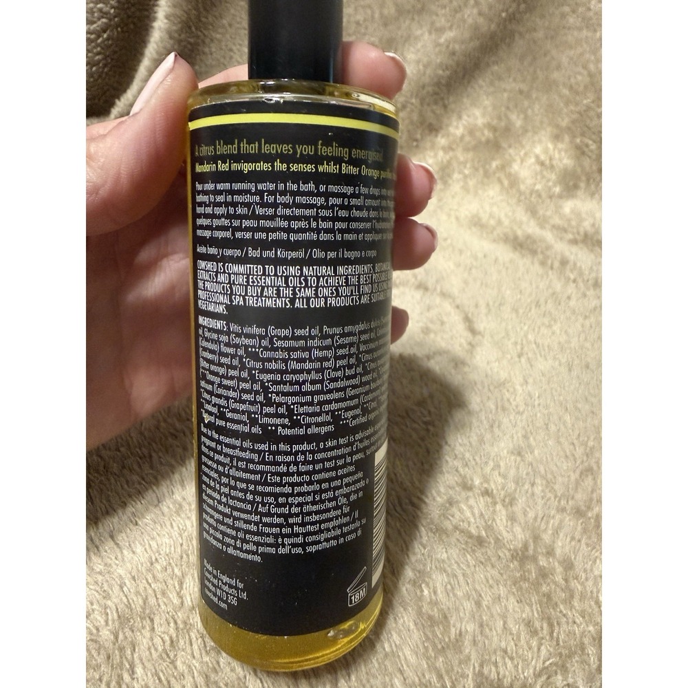 Cowshed Grumpy Cow Uplifting Bath & Body Oil 100ml~3.38 fl oz New - Picture 3 of 6
